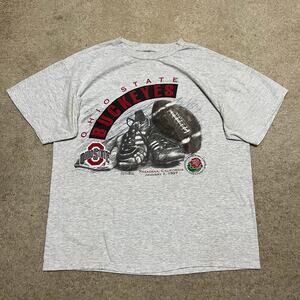 Vintage 1997 Ohio State Buckeyes Rose Bowl Graphic Shirt Large